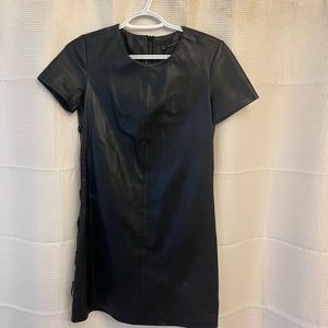 Zara faux leather mini dress - size xsmall but would also fit a small